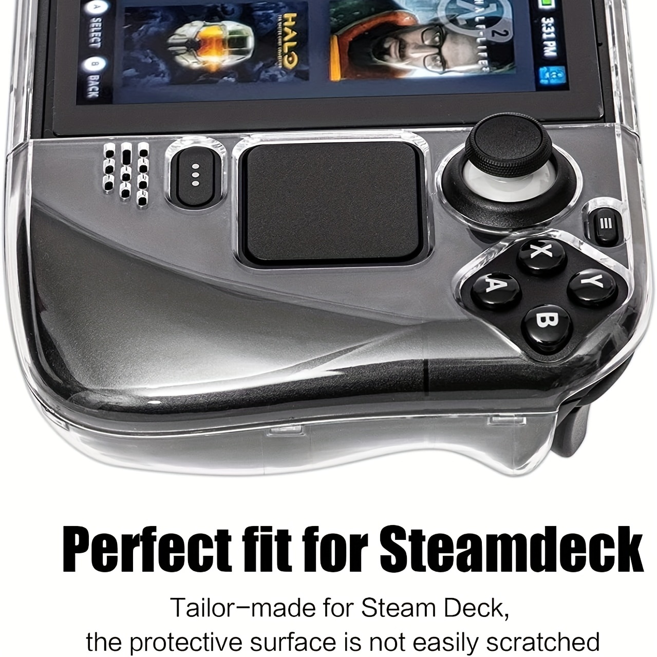 Steam Deckケース スチームデッキクリアーシェル 保護カバー