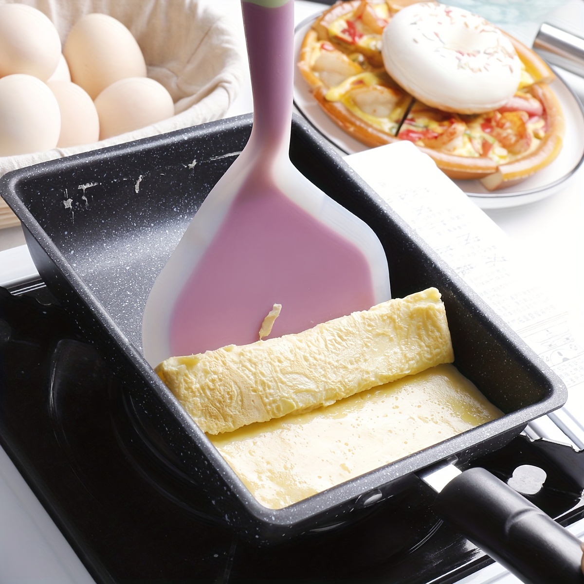 Tamagoyaki Pan Square Egg Pan Japanese Omelette Pan Nonstick - Temu