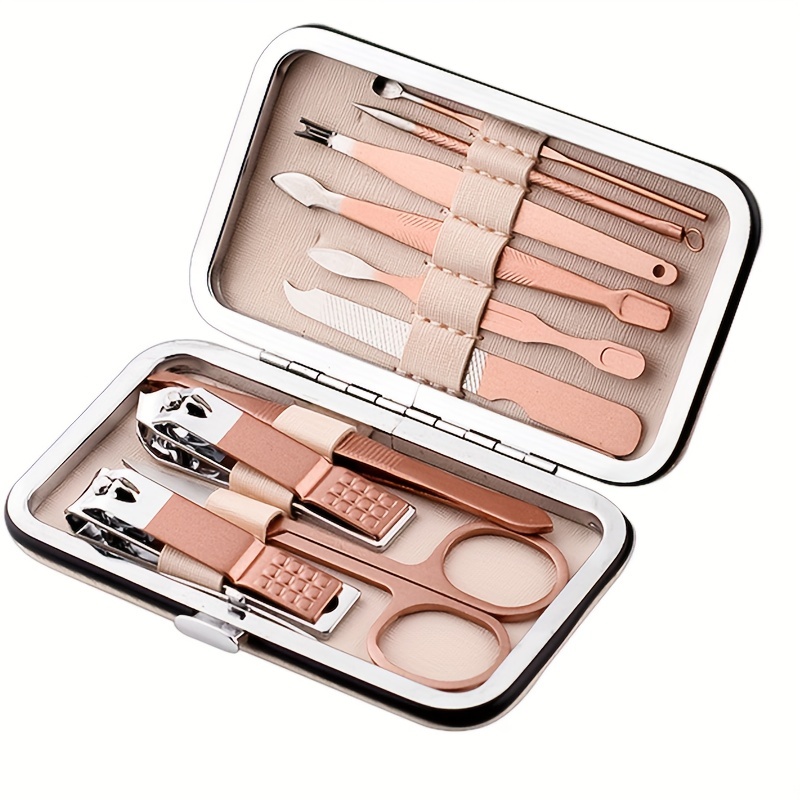 Amazon.com: FIXBODY Manicure Pedicure Set - Nail Clippers Toenail Clippers  Kit Includes Cuticle Remover with Black Leather Travel Case, Gift for Men  and Women, Birthday Gifts for him : Beauty & Personal