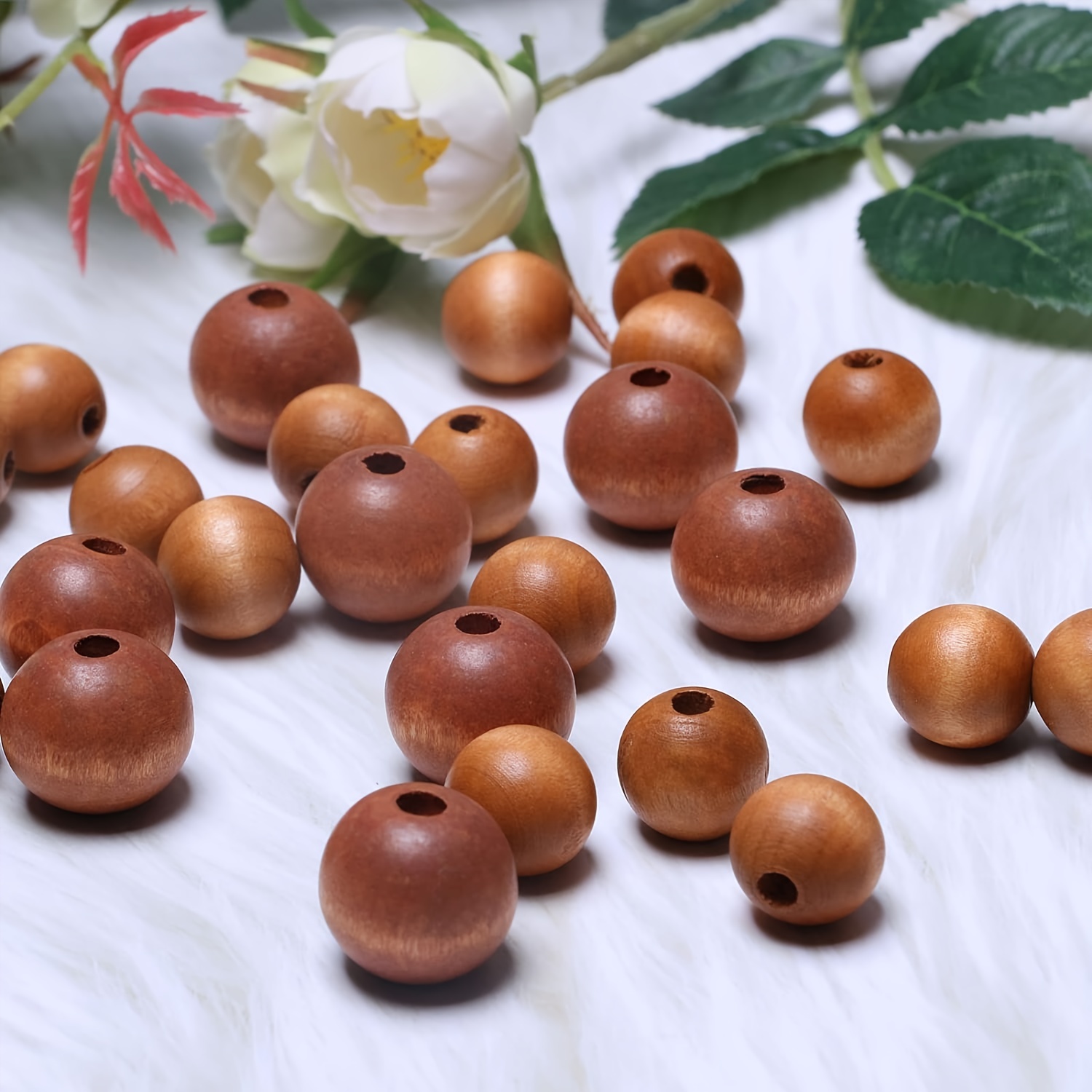 Wooden Wood Beads Jewelry Supplies