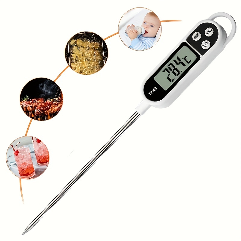 1PCS Food Thermometer TP300 Digital Kitchen Thermometer For Meat