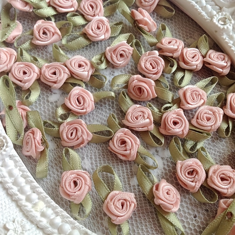 Handmade Silk Ribbon Rose Wrapping Paper Flower Wrapping - Temu