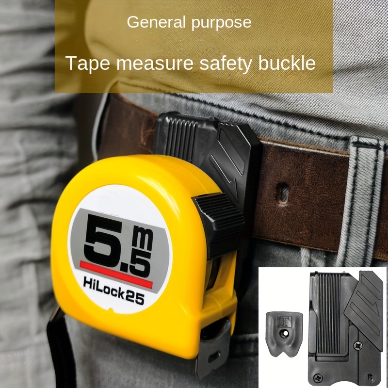 Tape Measure Holder, 2pcs Leather Belt Clip Tape Strong Measuring