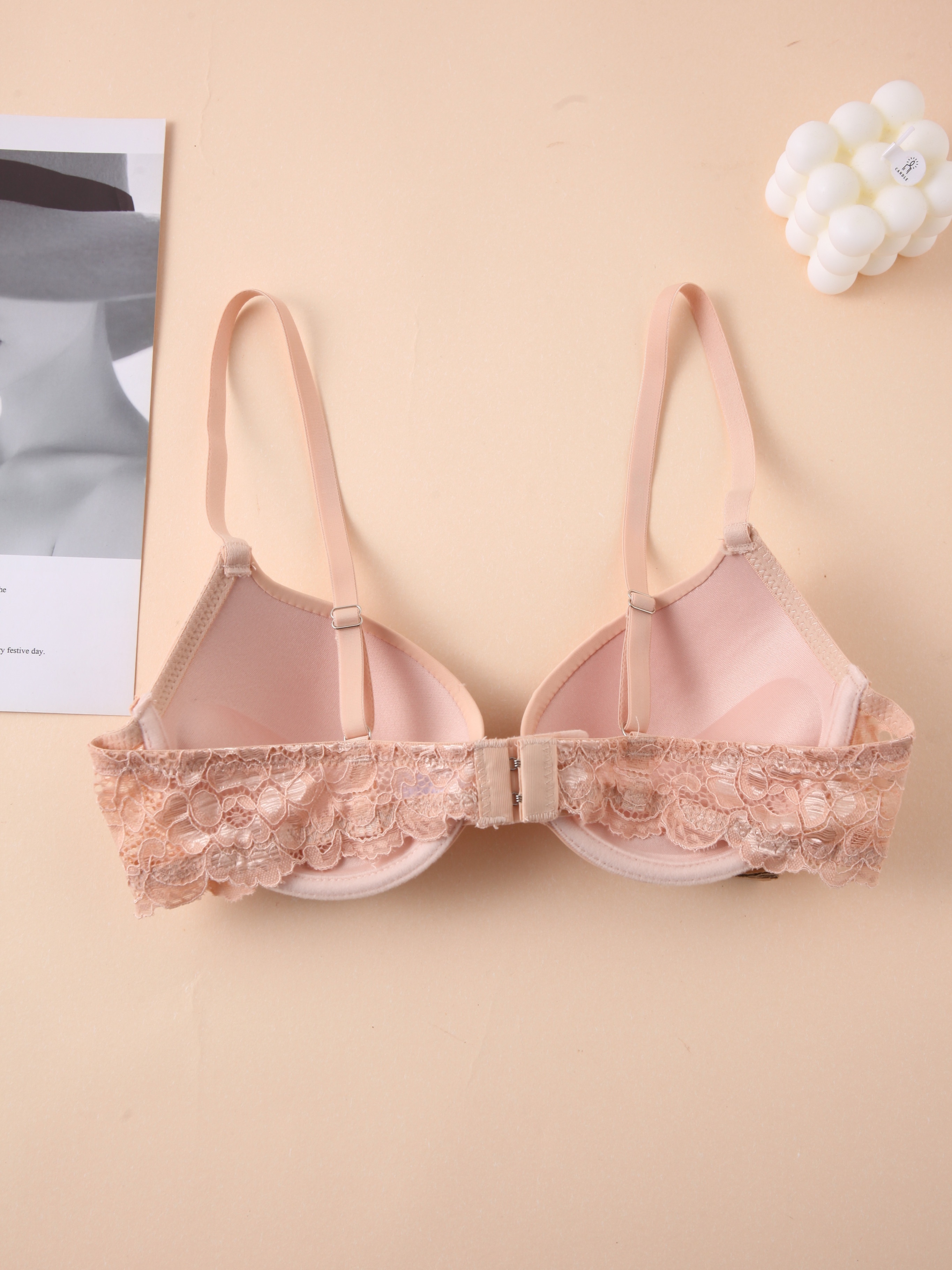 Push Comfort Bra, Japanese Underwear, Japanese Push Bra, Splicing  Lingerie