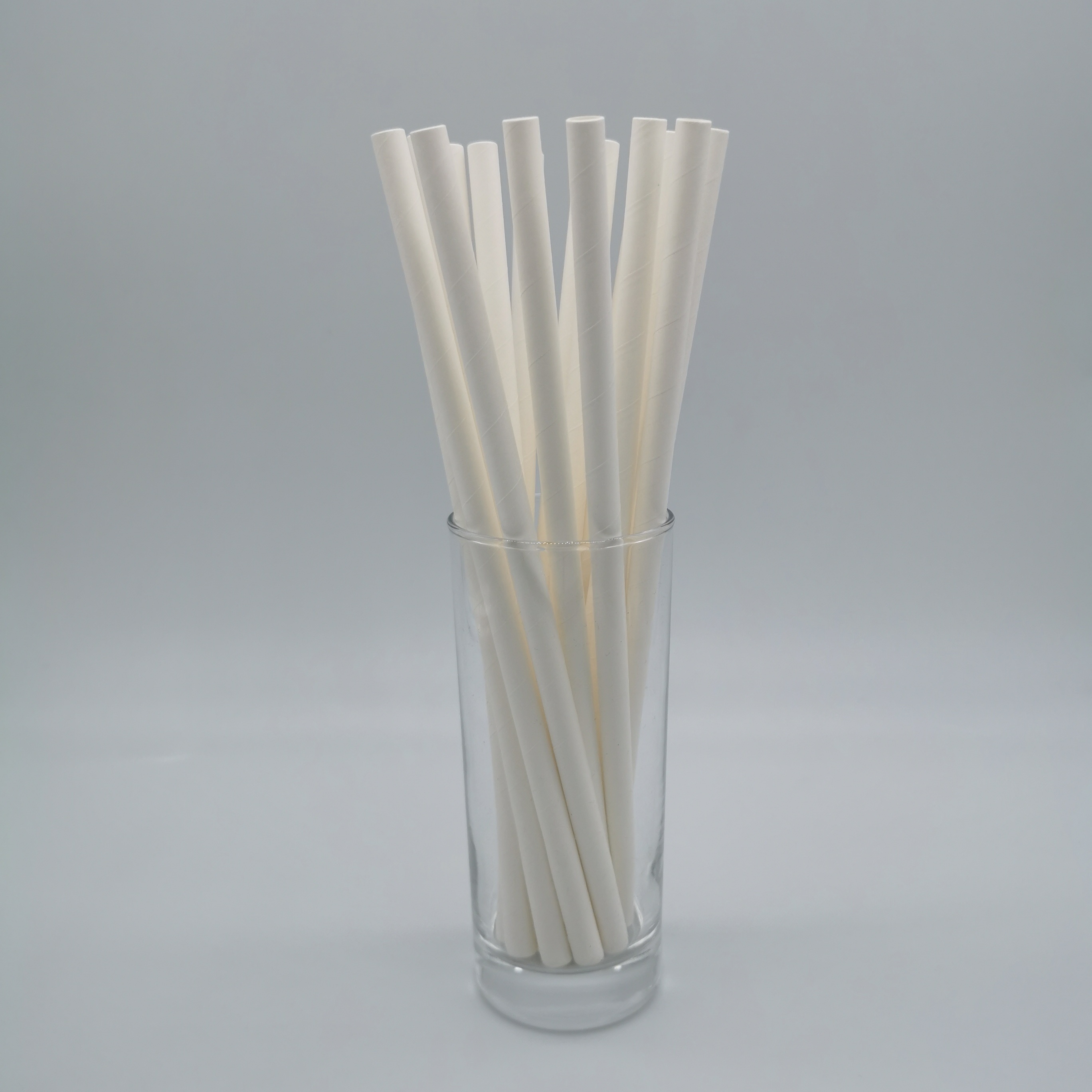 100/200 pcs White Straws Plastic Bendable Drinking Straws