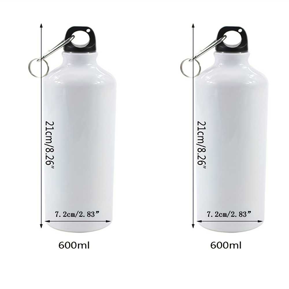 White Sublimation Water Bottle 600 ml