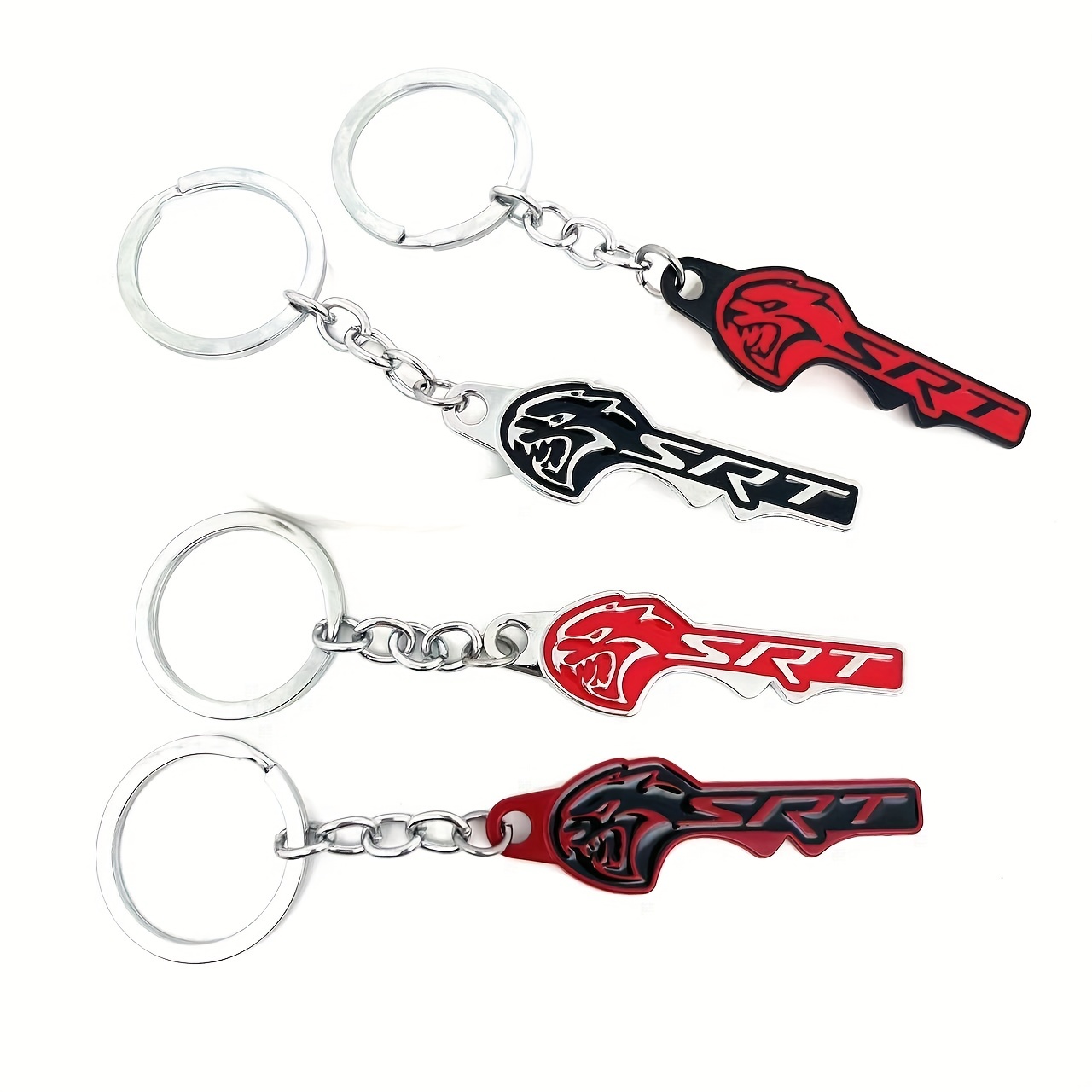  Krypland Automotive Keychain, White Car Keychains Metal and  Leather Key Chain for Motorcycles SUV Vehicle for Men Wome Gifts :  Automotive