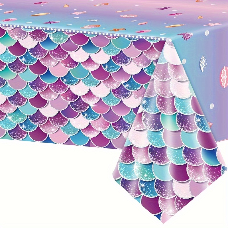 Ocean Wave Ocean Party Tablecloth Holiday Birthday Party - Temu