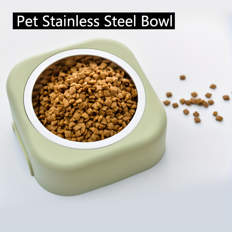 1pcs Elevated Dog Bowls With 2 Stainless Steel Dog Food Bowls