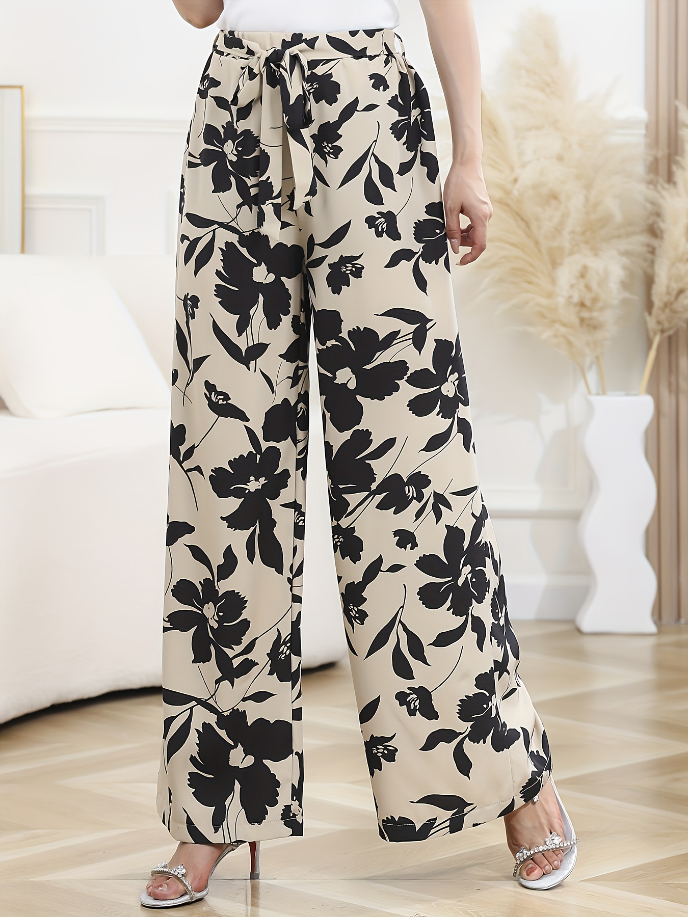 Pantalon fluido estampado floral - Stártara Shop Tienda online Boho Chic