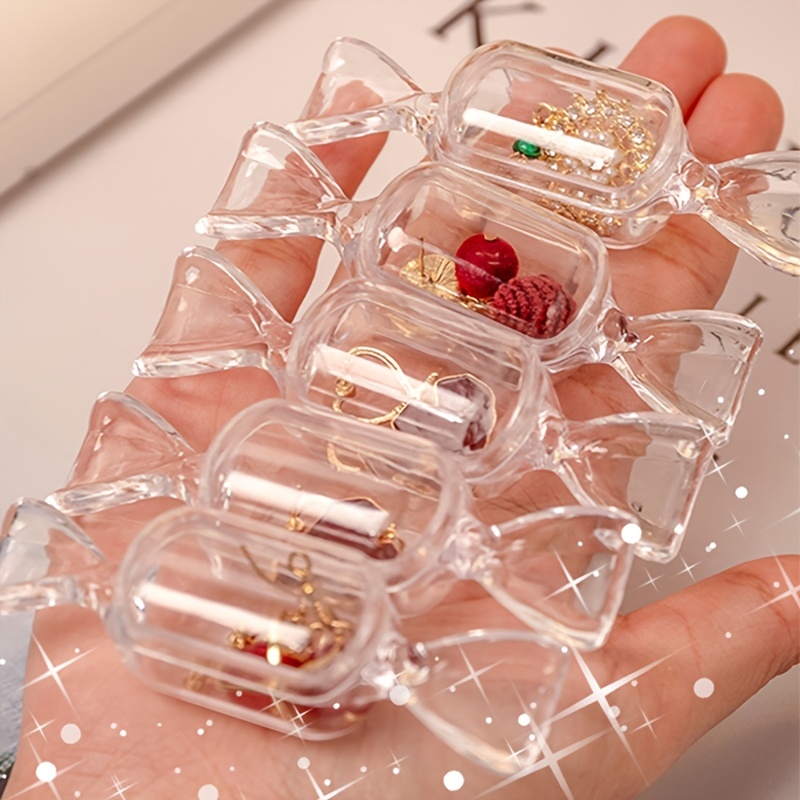10 Stück/set Mini kunststoff transparente Süßigkeiten box - Temu Austria