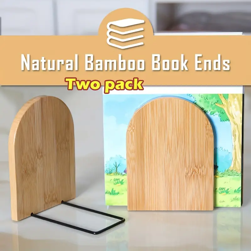 Two Packs Supporto Libri In Bambù Supporto Libri In Legno - Temu Switzerland