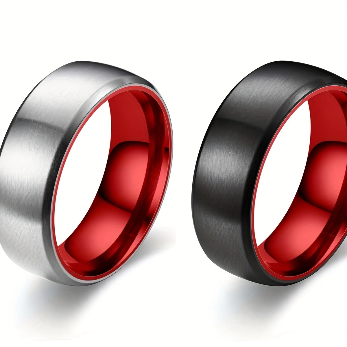 Fashion Stainless Steel Men's Rings Anniversary Party Gift - Temu