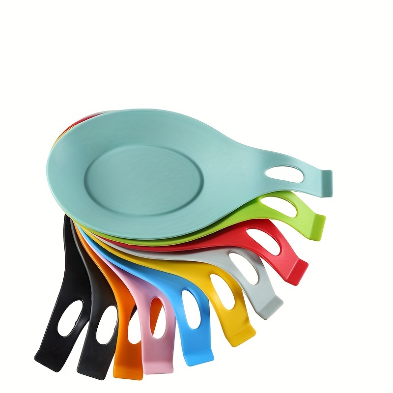 Soporte de silicona para utensilios de cangrejo rojo, soporte de cuchara de  cangrejo de silicona para estufa - Soporte para utensilios de cocina y
