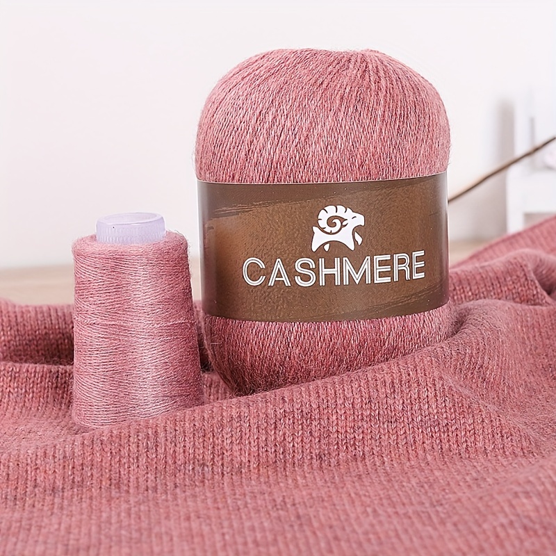 TEHETE Lana Gomitolo,100% Cashmere Filo, 50g, 4-Strati, Filati per  Maglieria e Uncinetto, Perfetto per Il Fai da Te e Il Lavoro a Mano, 003