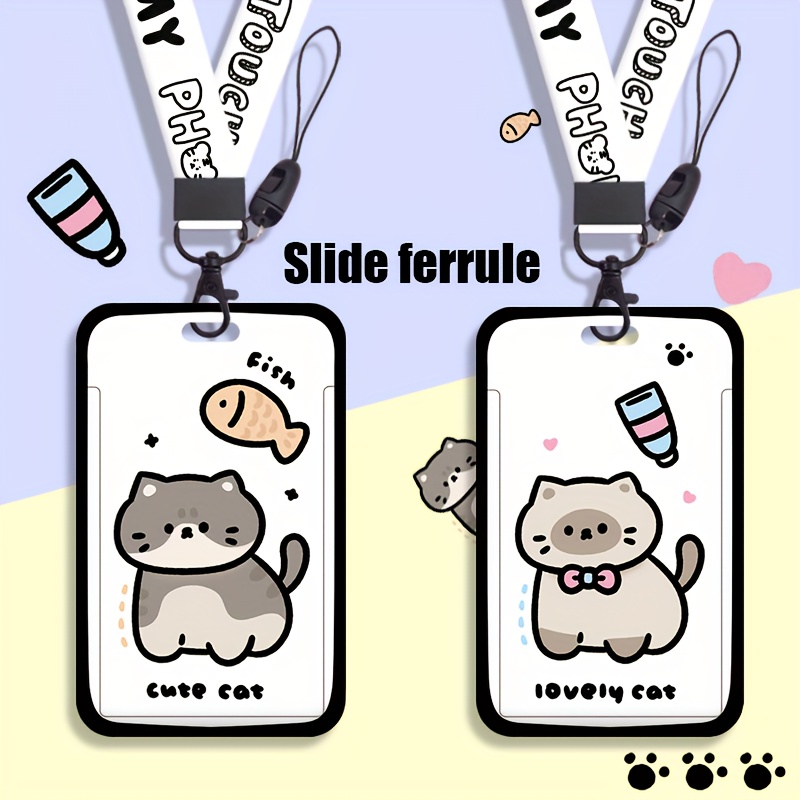 Badge Holder Cat - Temu