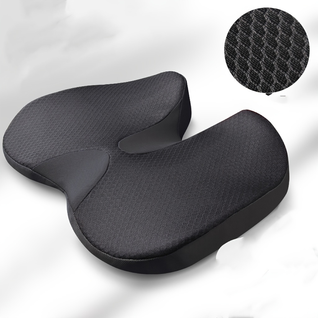Cushion Non-Slip Orthopedic Memory Foam Coccyx Cushion for Tailbone Sciatica  back Pain relief Comfort Office Chair Car Seat