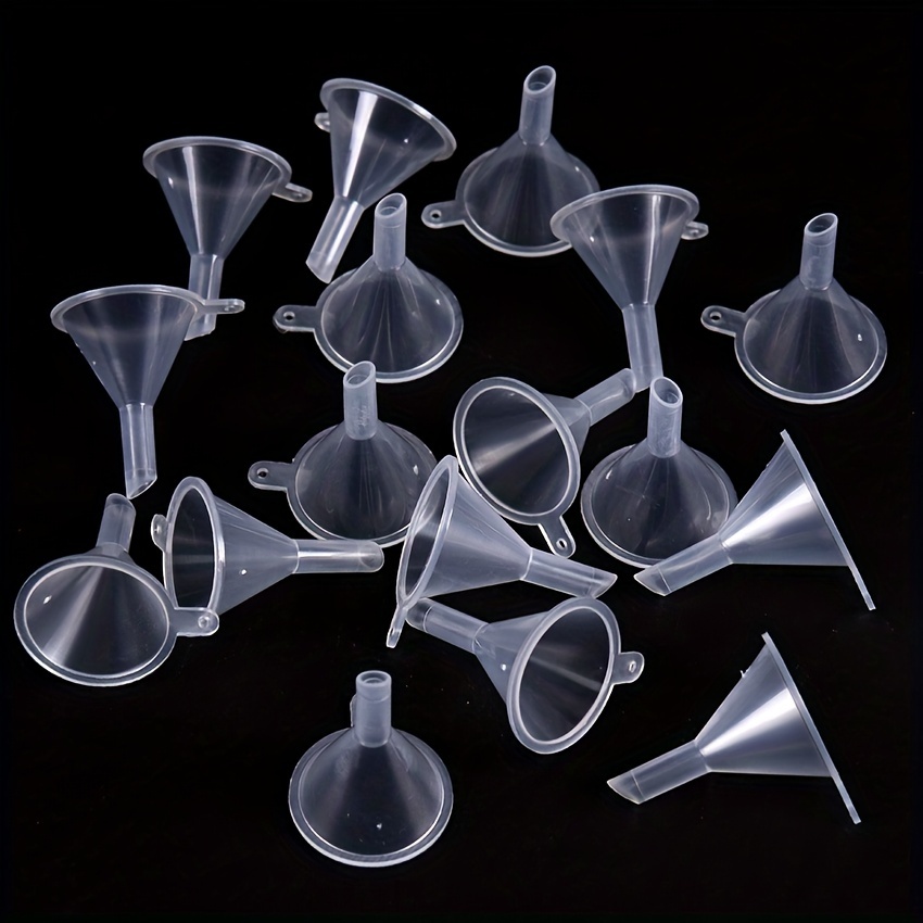 Mini Funnels Small Clear Plastic Funnels For Bottle Filling - Temu