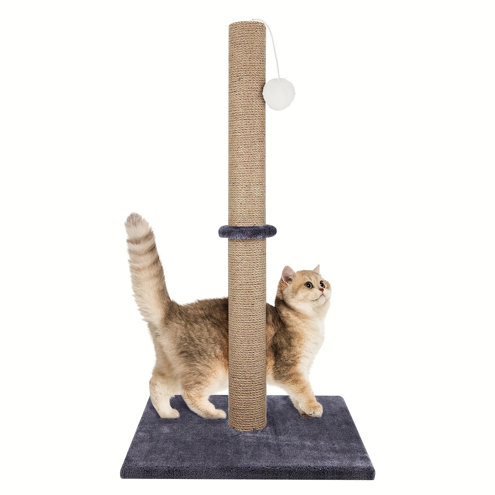 Tall sisal cat outlet scratching post