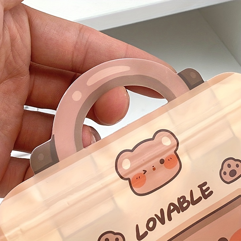 10pcs Cartoon Backpack Shape Jewelry Storage Bag
