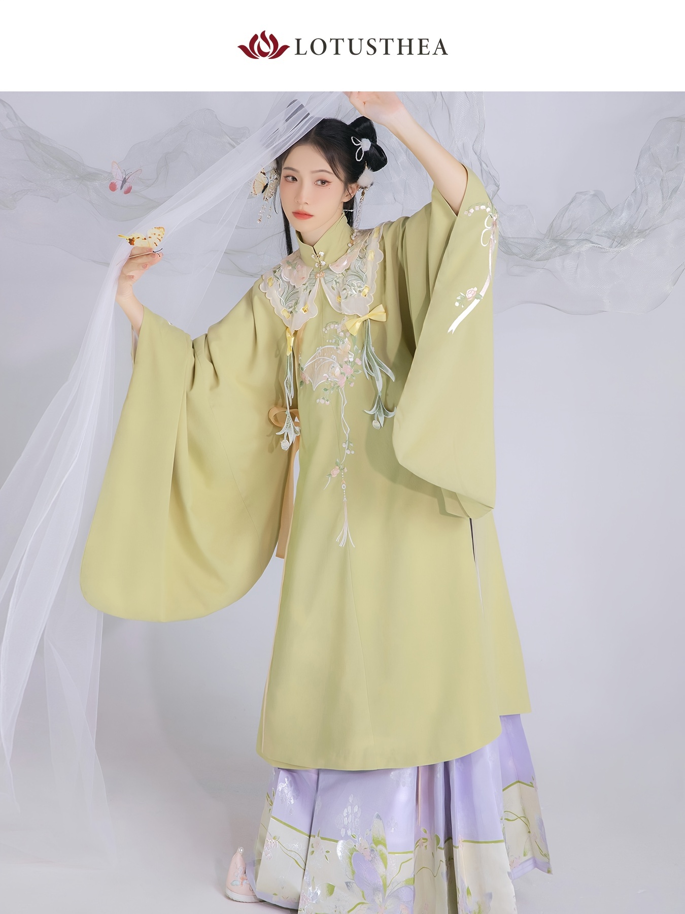 Набір Changao & Mamianqun Hanfu для весни та осені, стародавній китайський традиційний костюм, одяг жінок епохи Хань