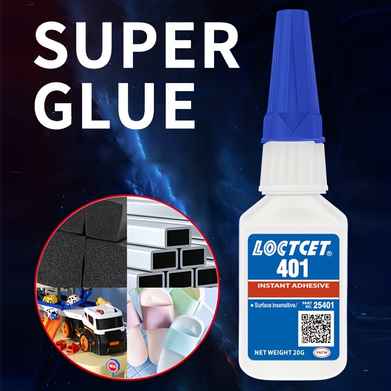 1 Bottle 20g 401 Instant Adhesive Stronger Super Glue Multi-Purpose Liquid  Glue For Office/School Crafts Repair Tool