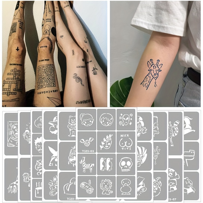 Stencil Stuff Tattoo - Temu