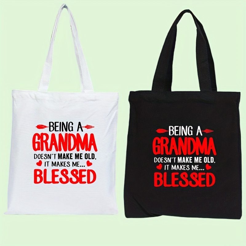 Personalized Going to Grandma's Canvas Tote