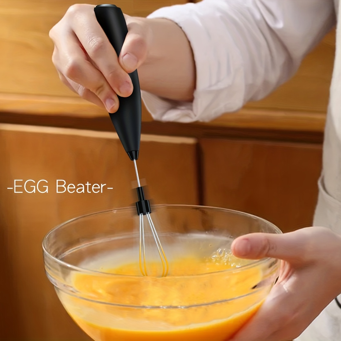 Electric Milk Frothers Handheld Household Kitchen Egg Beater - Temu