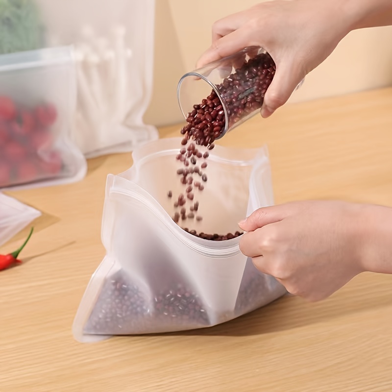 Zipper food storage clearance bags