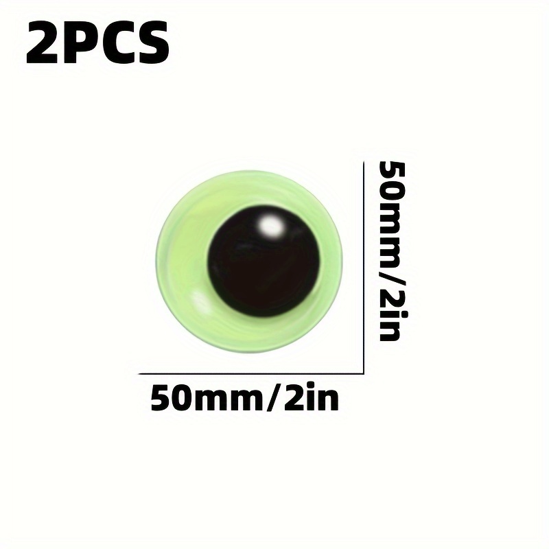 2pcs Giant Googly Eyes, Large Wiggle Eyes Self Adhesive For DIY Craft  Decorations And Christmas Ornaments