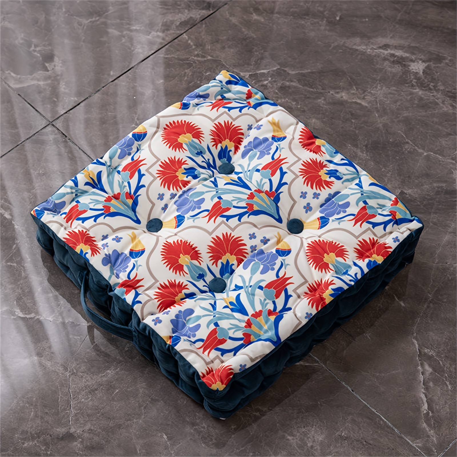 INS Floral Cushion Tatami Flower Seat Pillows Bedroom Chair Back