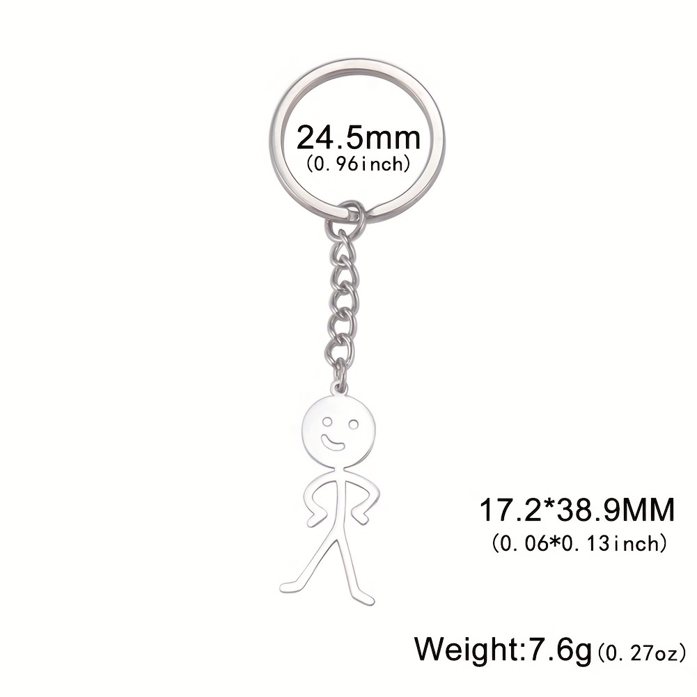 Funny Doodle Stickman Keychain (Buy One Get One Free)