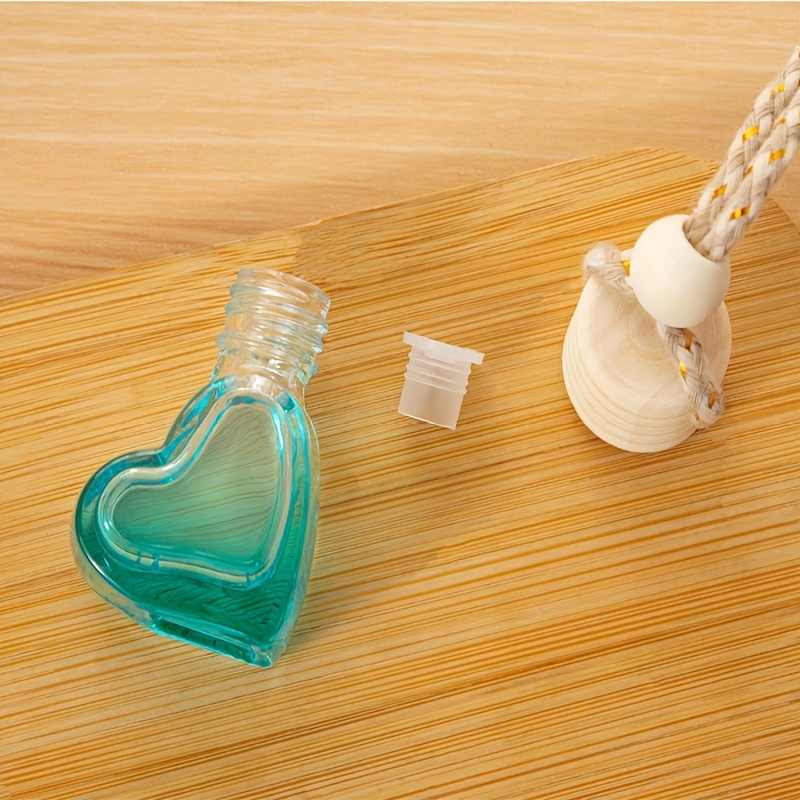 Car Aromatherapy Bottle Pendant Empty Clear Crystal - Temu