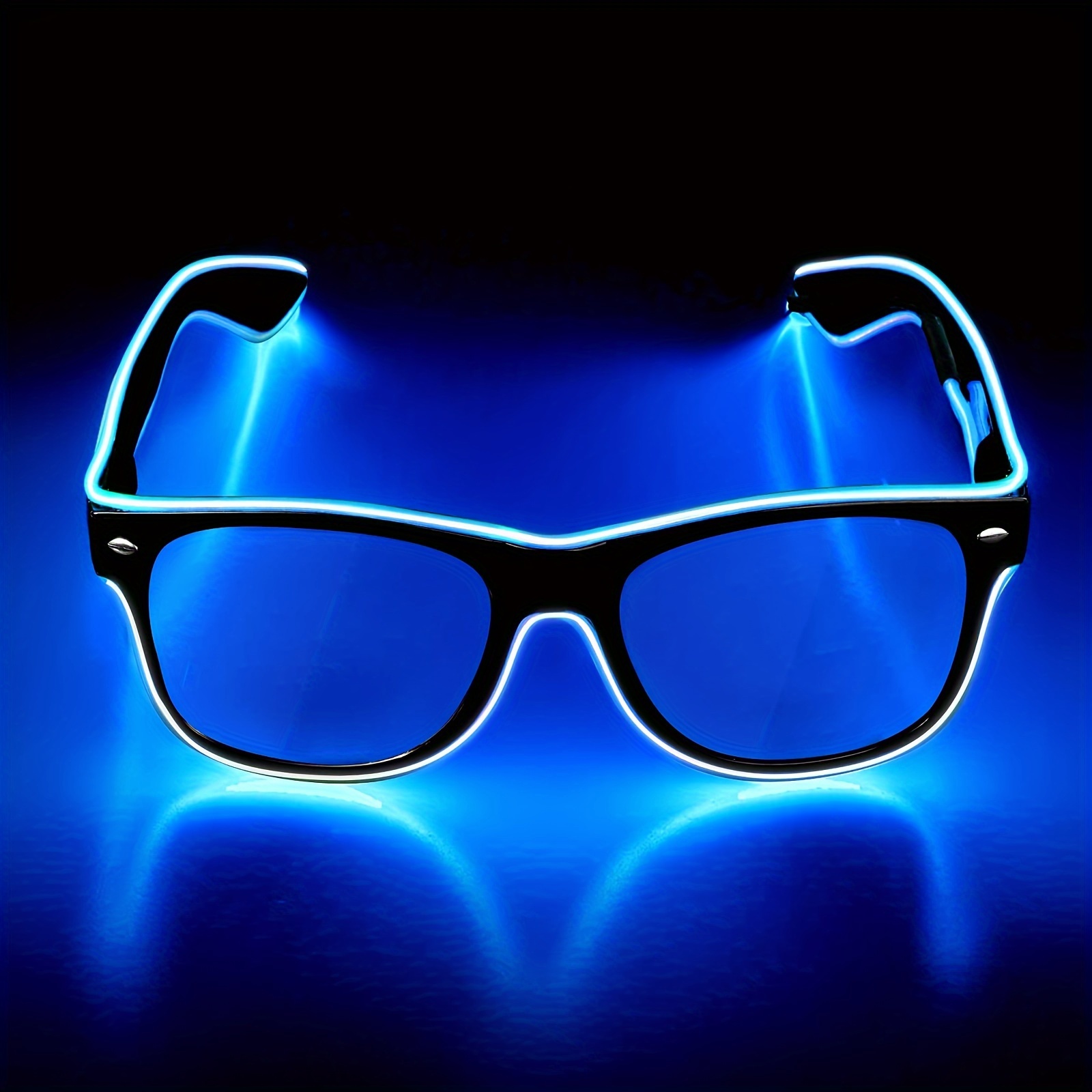 Gafas LED Suministros para fiestas, Gafas iluminadas Sombras de persianas  Barras luminosas Gafas Gafas de sol para fiestas Led Niños/Adultos Resplando