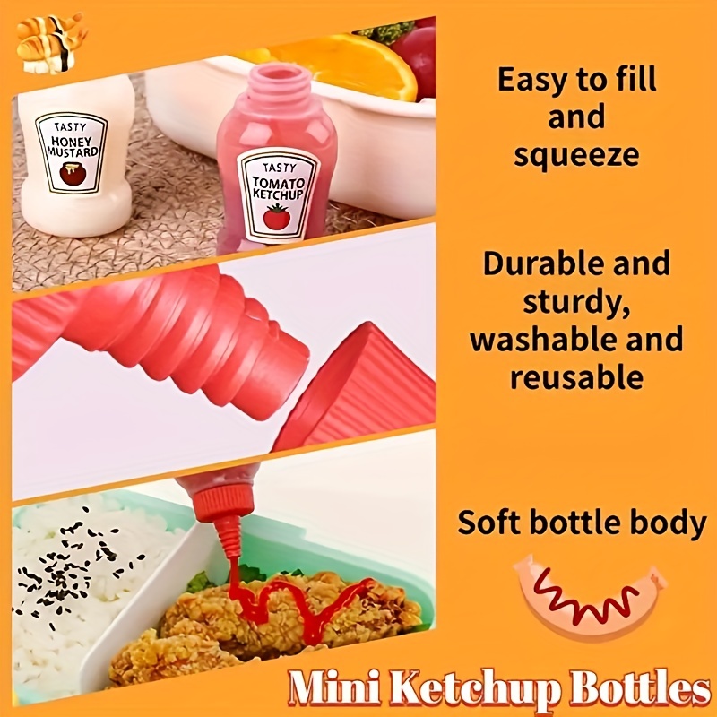 Mini Portable Condiment Bottles Perfect For On the go - Temu