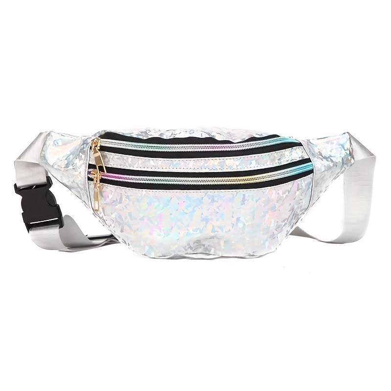 Online Exclusive - Technical Fabric Bum Bag - Silver - Woman - Bum Bags 