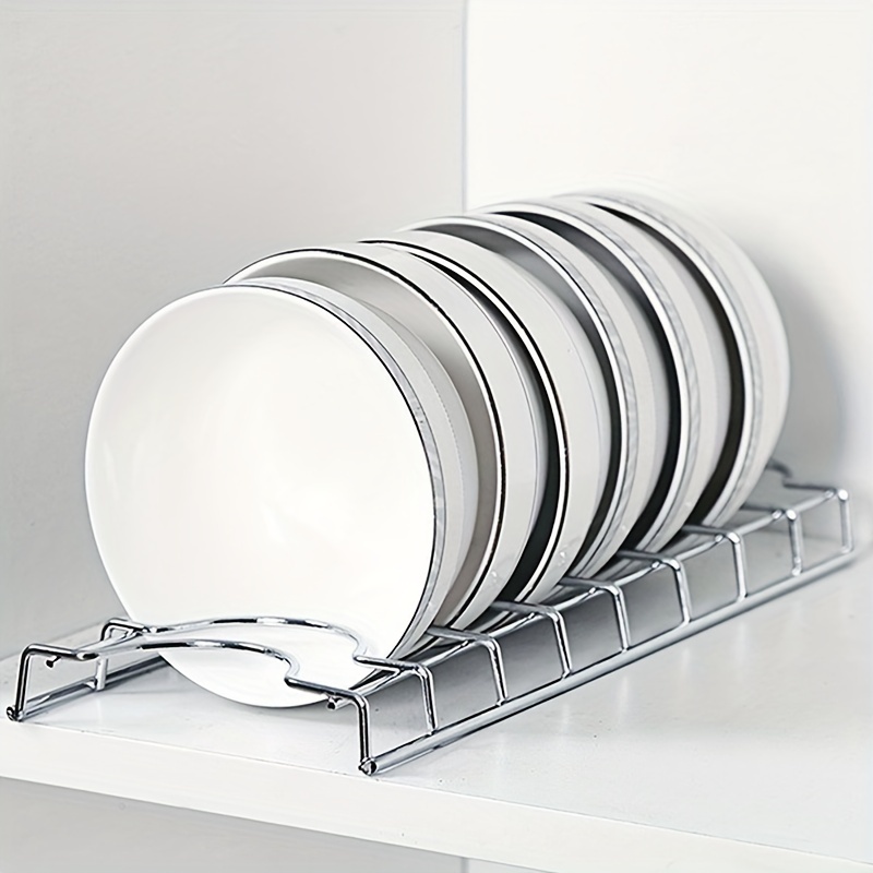 Estante para platos de acero inoxidable de 1 pieza, estante para