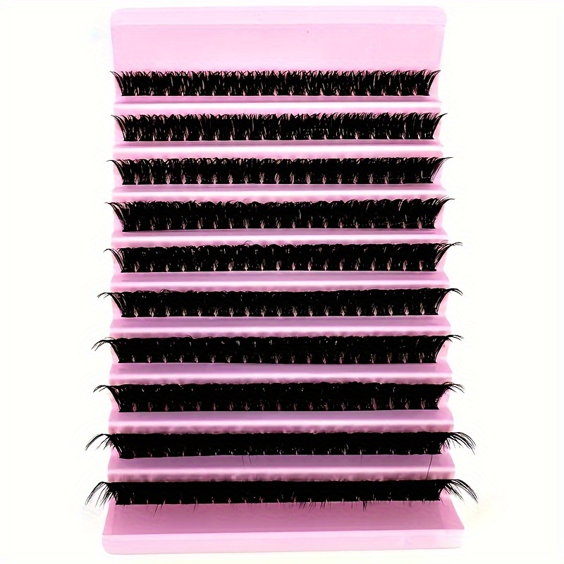 

3d Fluffy Faux Mink Eyelashes 200pcs Cluster 8-16mm Mix Natural Eyelash Extension 3d Russian Strip Volume Individual Eyelash Cluster Makeup Tools