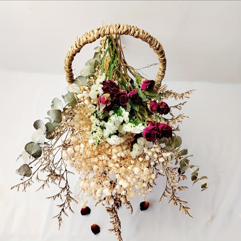 Fiori conservati Rosa Bouquet di fiori secchi, decorazioni naturali per la  casa, fiori secchi, decorazioni floreali naturali, composizione floreale,  piccolo centrotavola -  Italia