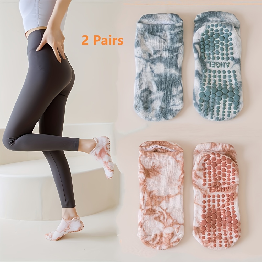 3 Pares Calcetines Yoga Mujer Calcetines Antideslizantes - Temu