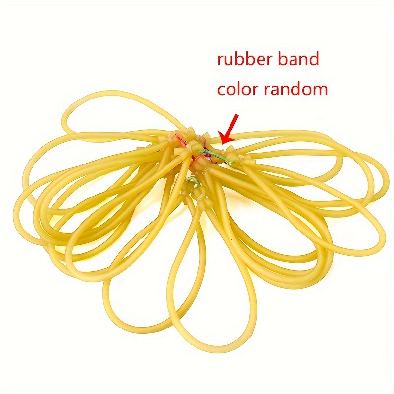 1/5/10pcs 2050/3050 Traditional Slingshot, Professional Elastic Replacement  Bands, Slingshot Flat Rubber Bands, Suitable For Hunting Or Shooting Games