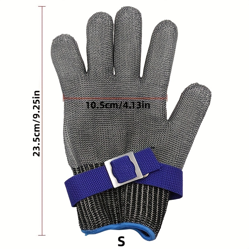 Cut Resistant Gloves Stainless Steel Wire Metal Mesh Butcher Safety Work  Gloves for Cutting, Slicing Chopping and Peeling