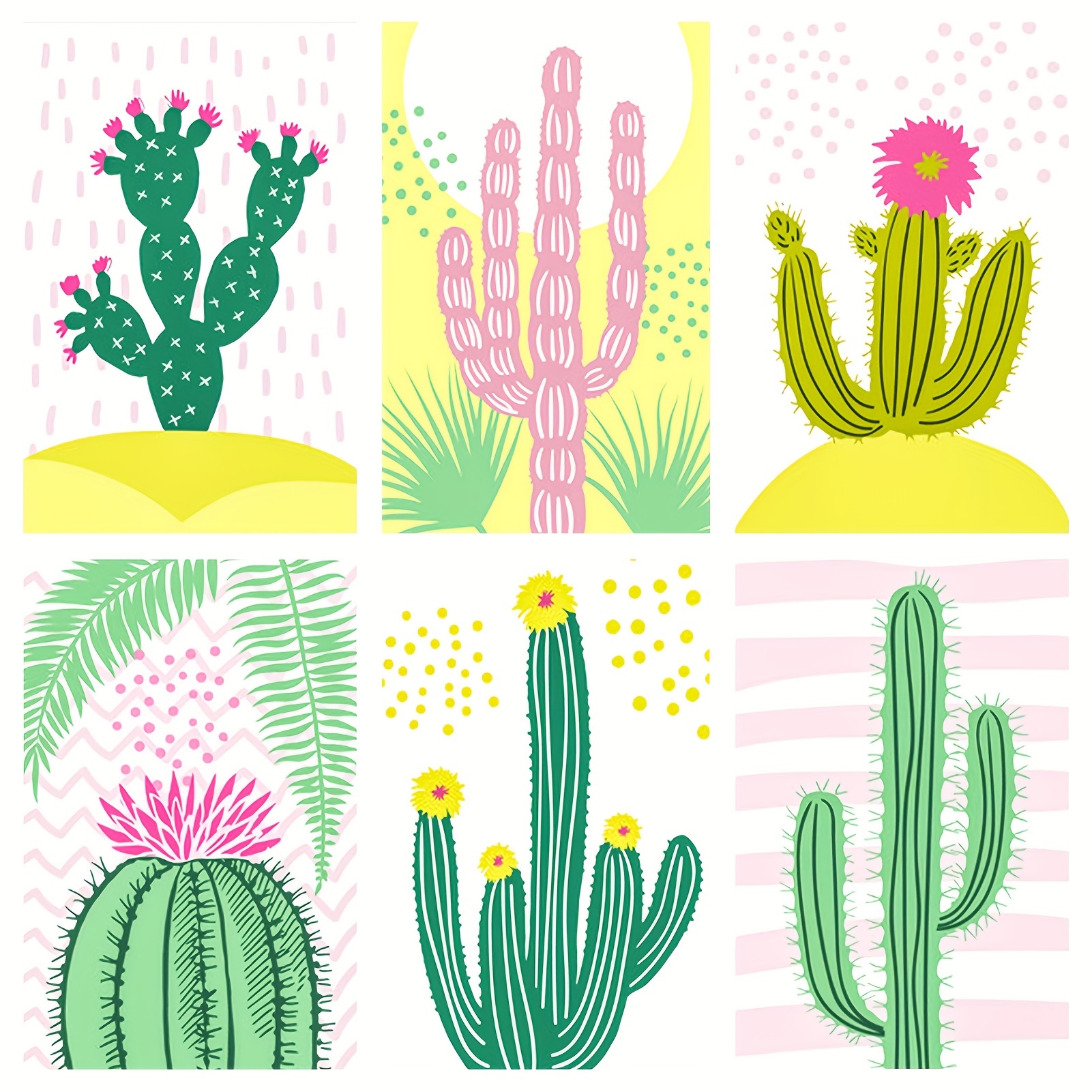 DIY Kit Watercolor Cactus Beginner Watercolor Kit for Adults 