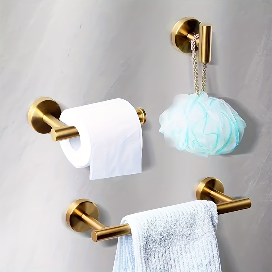 China Juego de accesorios de baño cuadrado SS / Zinc de alta calidad, juego  de barra de toalla con gancho para toallas, soporte para papel higiénico  Fabricantes