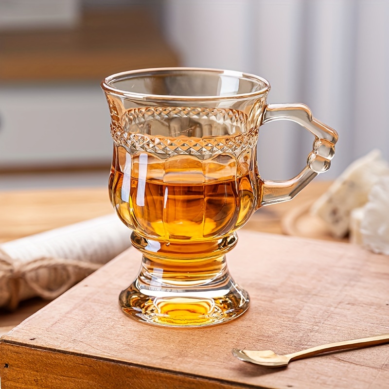 Taza Vidrio Borosilicato, Vintage Ambar