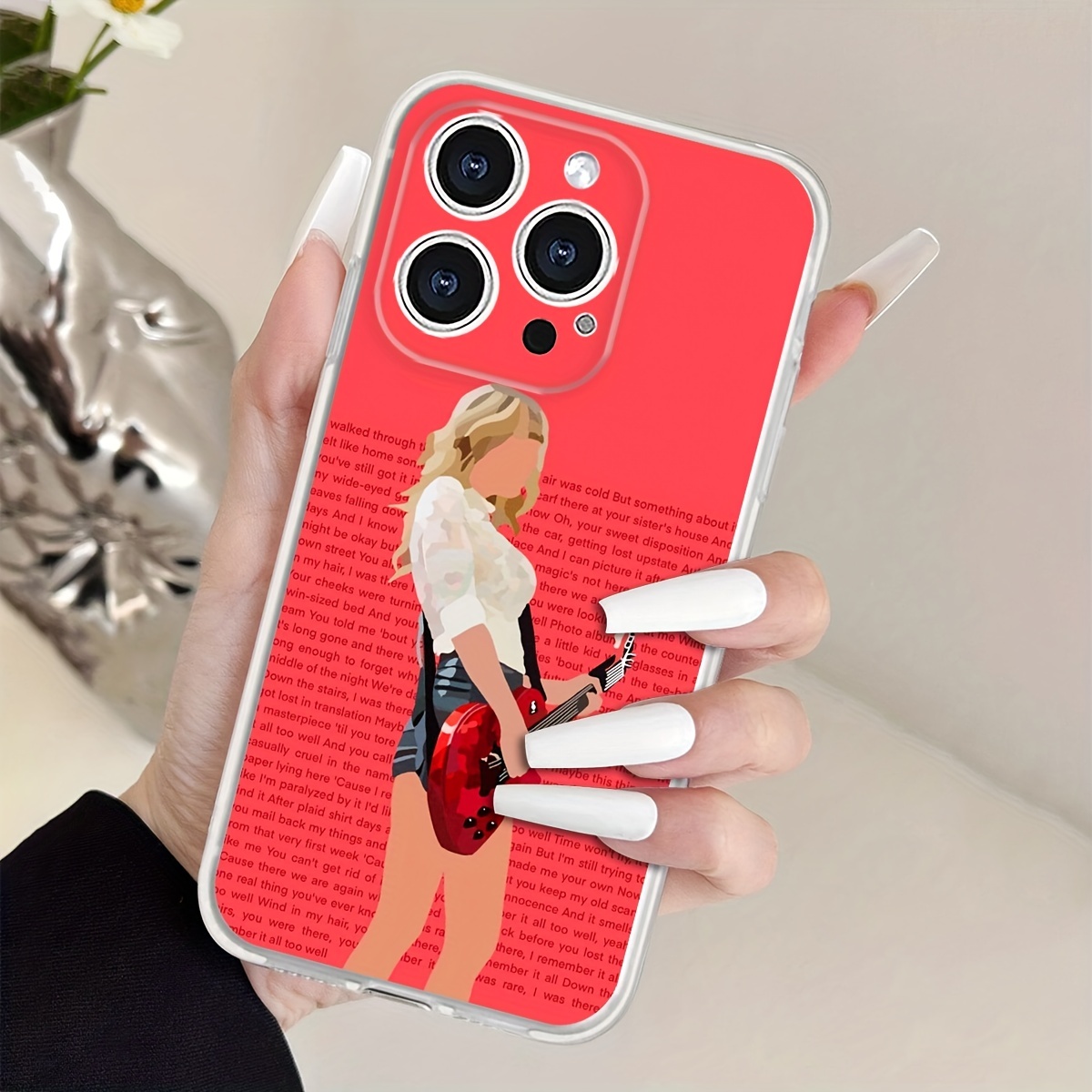 Music Personalized Clear Phone Case, for Music lovers, Taylor Swift  for  iPhone 13, 13 Pro, 12 Pro Max, X, Max, Gift for her - MinimalGadget