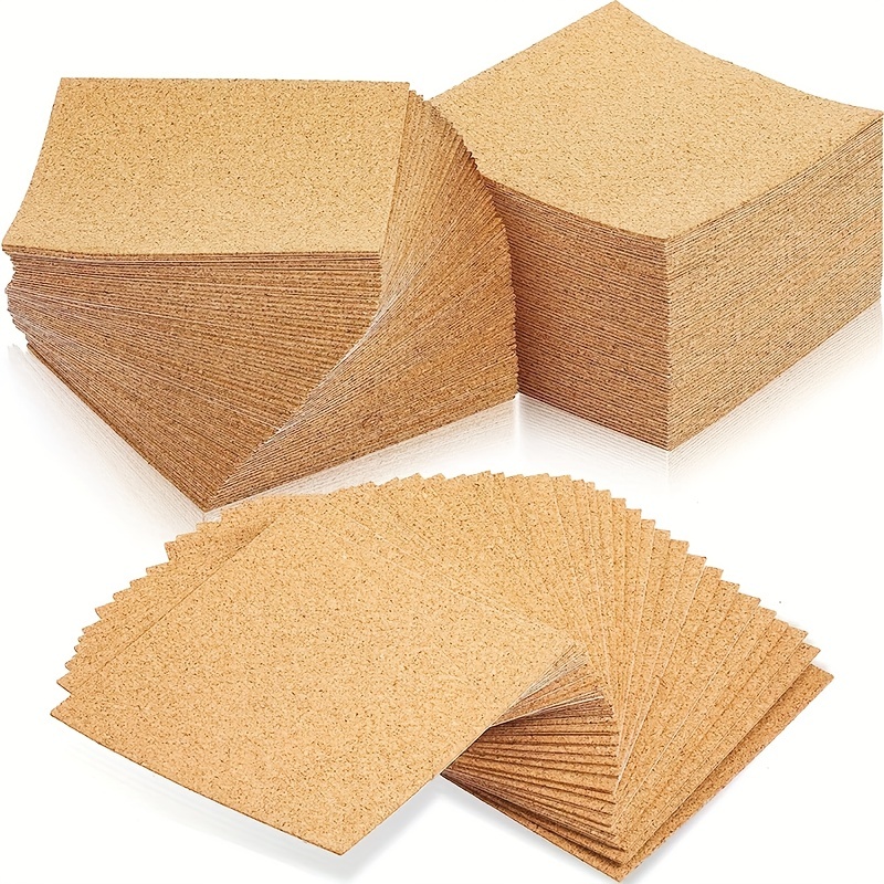 Self Adhesive Cork Squares Backing Cork Tiles Sheets For - Temu
