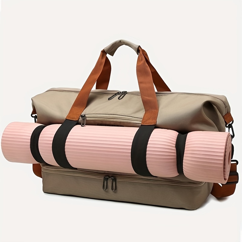 Men's Travel Bag Shoe Compartment Dry Wet Separation Large - Temu