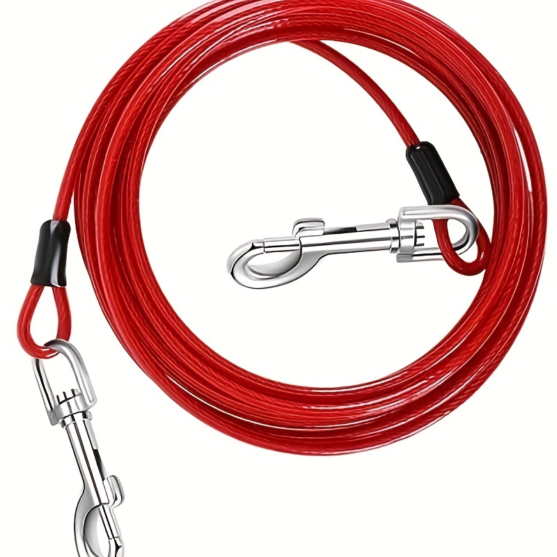 Pet Tie Out Cable For Dogs Dog Tie Out Cable Dog Runner - Temu